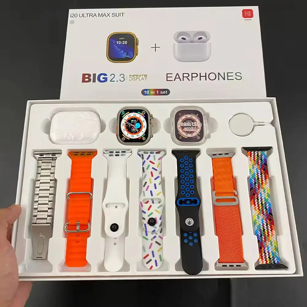 i20 Ultra Max Suit Smartwatch