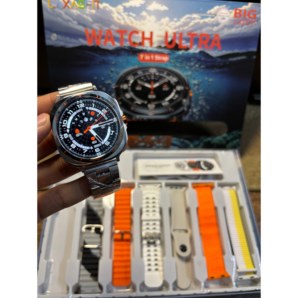 Samsung Smart Watch Ultra with 7 Straps
