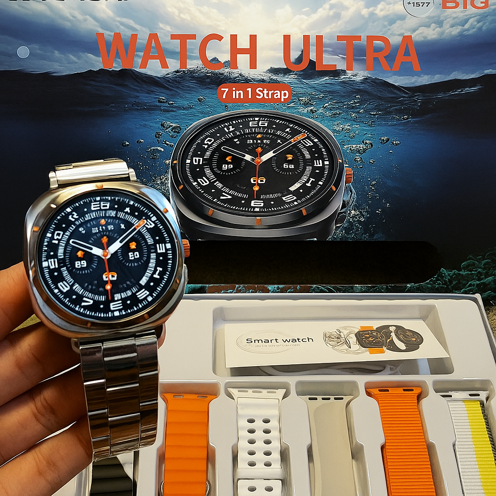 Samsung Smart Watch Ultra with 7 Straps