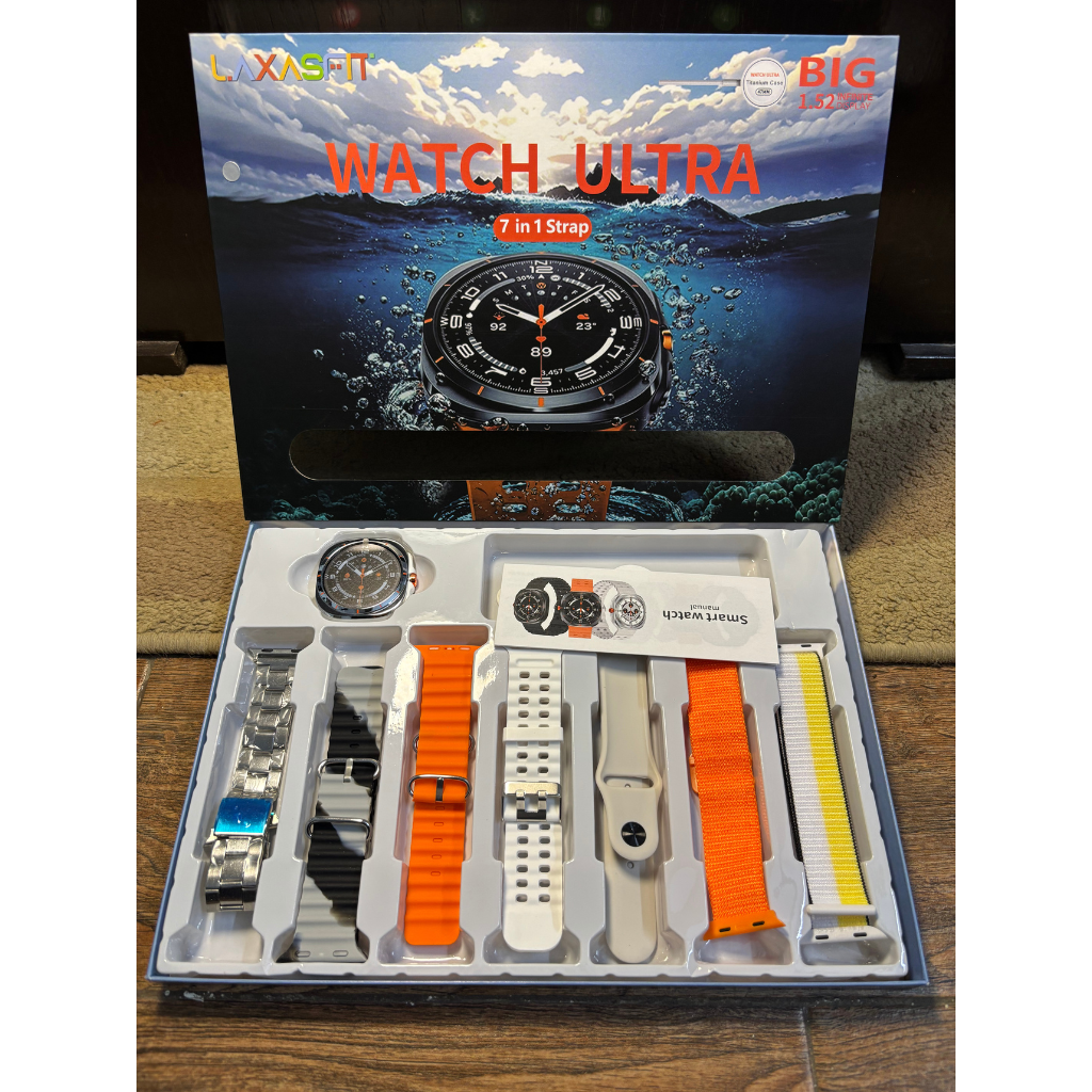 Samsung Smart Watch Ultra with 7 Straps