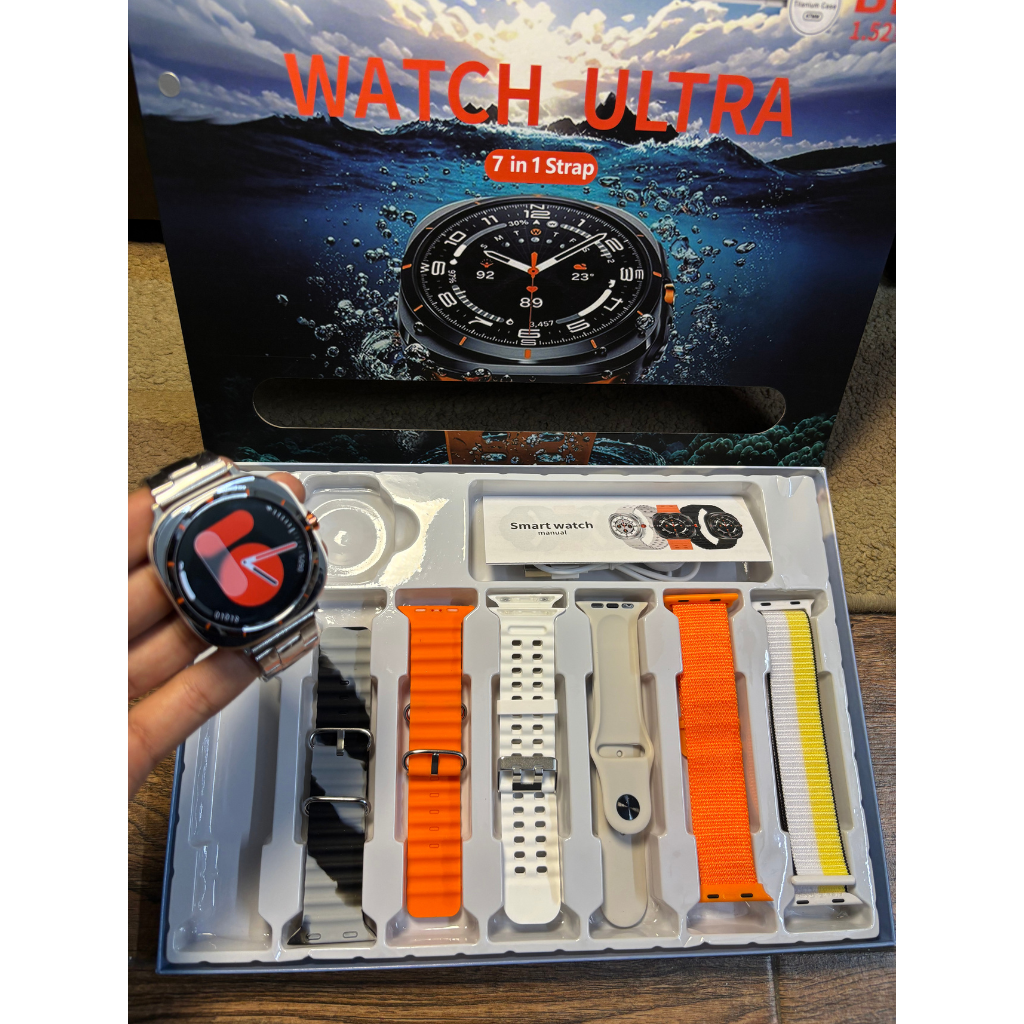 Samsung Smart Watch Ultra with 7 Straps
