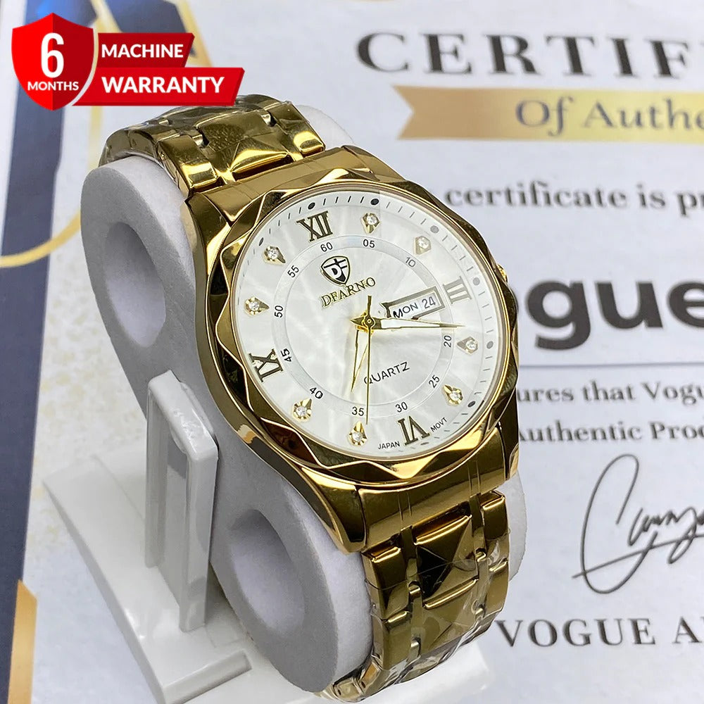 Dearno Prism Design Luxury Chain Watch For Men