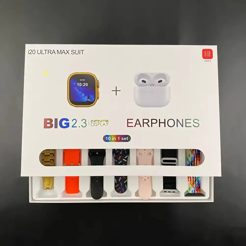 i20 Ultra Max Suit Smartwatch
