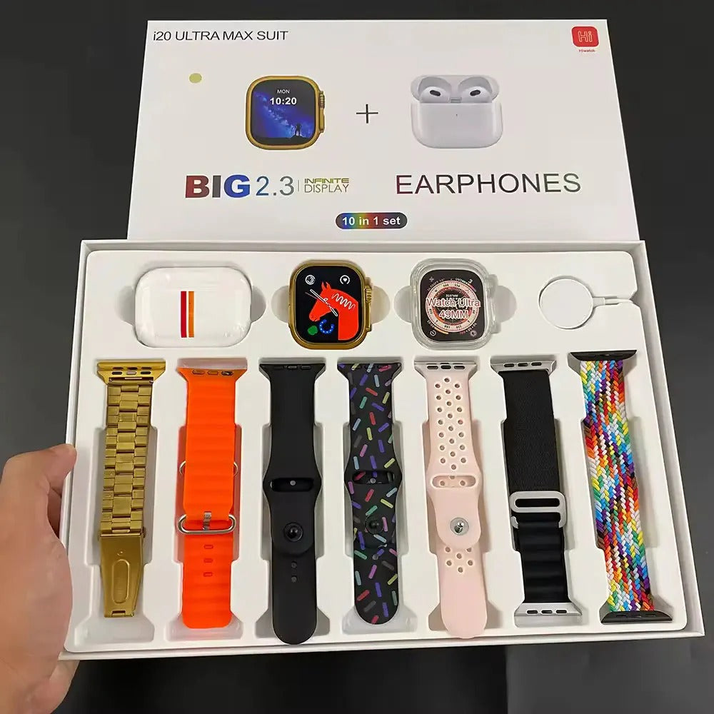 i20 Ultra Max Suit Smartwatch